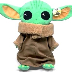 **NEW WITH TAGS**BABY YODA PILLOW LARGE
